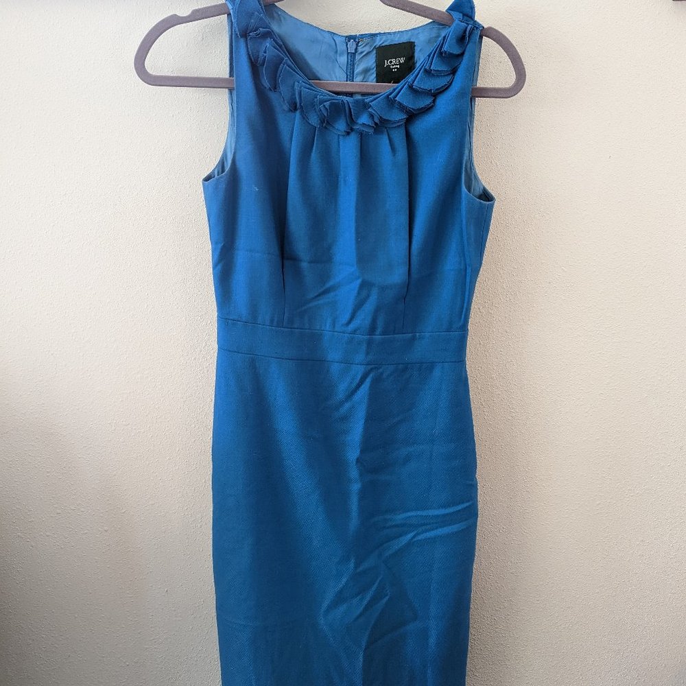 Blue J Crew shift dress